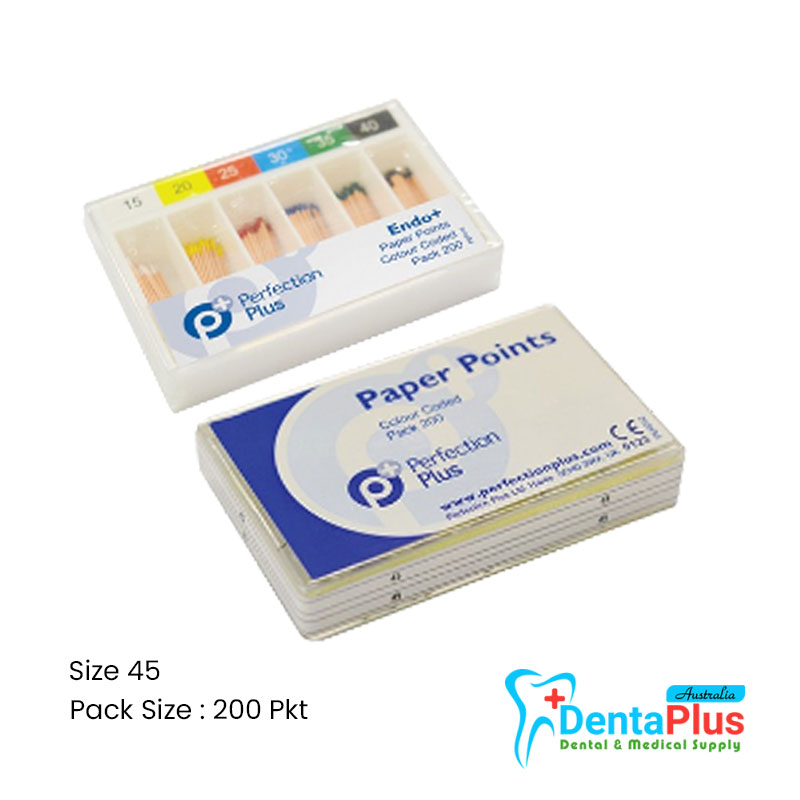 Absorbent Paper Points Endo Plus Paper Points Colour Coded (Perfection Plus ) Size 15 with 200/Pkt