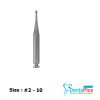 Round Steel Burs Slow Speed RA - Ongard -25Pcs/Pkt - size-2-010